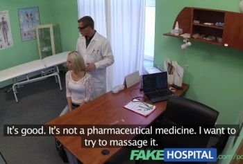 FakeHospital: Головную секис боль у блондинки вылечили членом и оргазмами