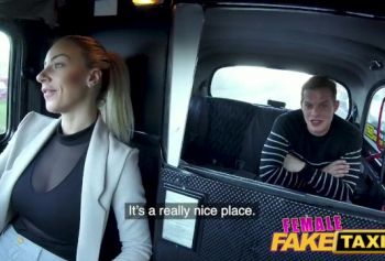 Female Fake плрно Taxi: Парню-счастливчику перепал трах с чешкой Натали Шери